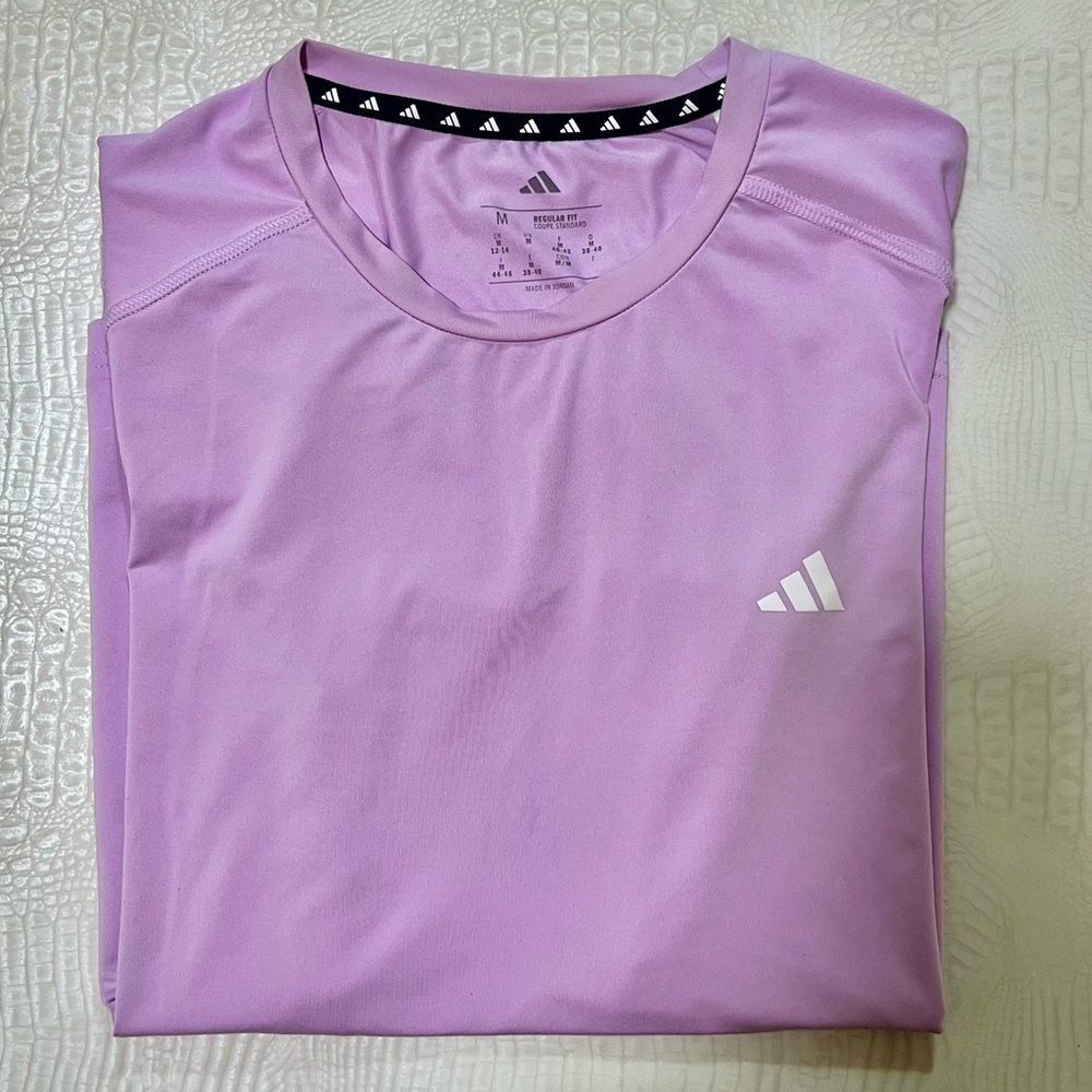 Adidas Training Tee Powder Plum Lavender Women's M